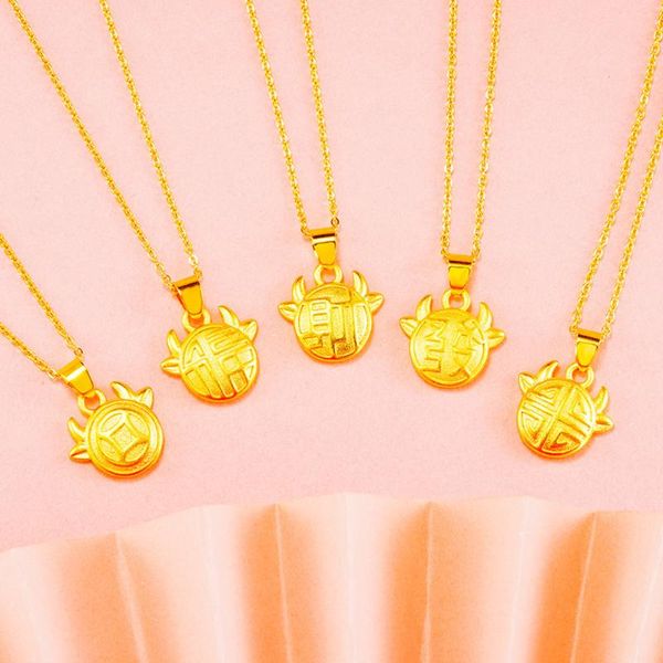 pendant necklaces lucky cow for women 24k gold color wedding symbol of wealth friendship charm choker chain jewelry gifts, Silver
pendant necklaces lucky cow for women 24k gold color wedding symbol of wealth friendship charm choker chain jewelry gifts, Silver