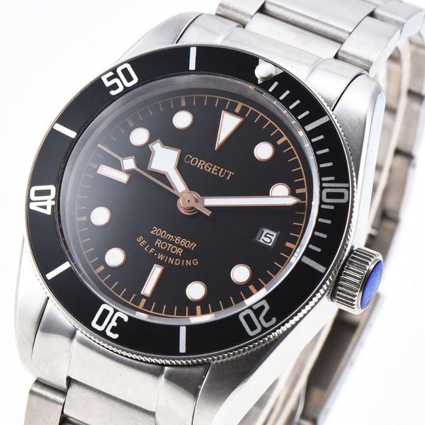 wristwatches corgeut 41mm automatic mens watch luxury mechanical sapphire luminous waterproof swim male sport clock wristwatch, Slivery;brown
wristwatches corgeut 41mm automatic mens watch luxury mechanical sapphire luminous waterproof swim male sport clock wristwatch, Slivery;brown