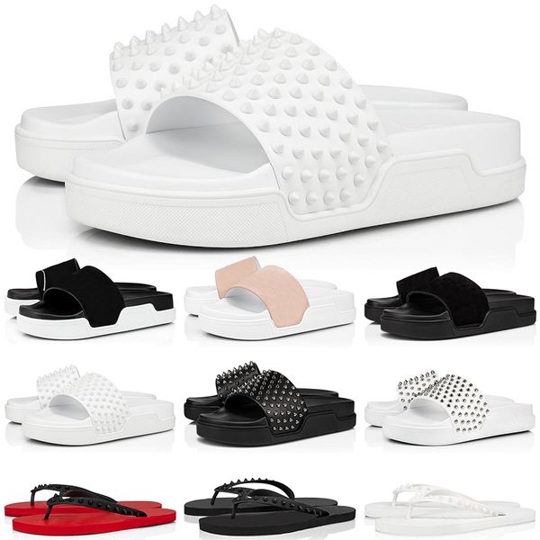 slides men sandals outdoor shoes triple black white green spikes mens flat flip flops fashion platform slippers size 38-46
slides men sandals outdoor shoes triple black white green spikes mens flat flip flops fashion platform slippers size 38-46