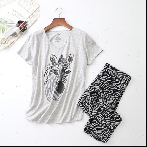cotton pajamas set print cartoon womens sleepwears plus big pyjama short sleeve t shirt femme mom pyjamas fashion summer sleepwear, Black;red
cotton pajamas set print cartoon womens sleepwears plus big pyjama short sleeve t shirt femme mom pyjamas fashion summer sleepwear, Black;red