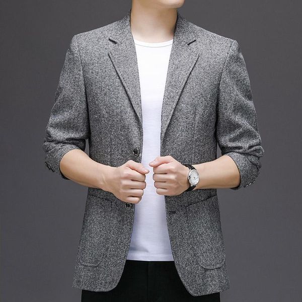 men's suits & blazers high end light luxury men's business casual suit 2021 slim fit small no iron coat, White;black
men's suits & blazers high end light luxury men's business casual suit 2021 slim fit small no iron coat, White;black