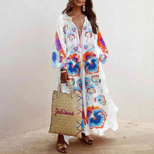 vintage floral print tassel women sleepwear dress summer elegant lantern long sleeve v neck boho loose party vestido, Black;red
vintage floral print tassel women sleepwear dress summer elegant lantern long sleeve v neck boho loose party vestido, Black;red