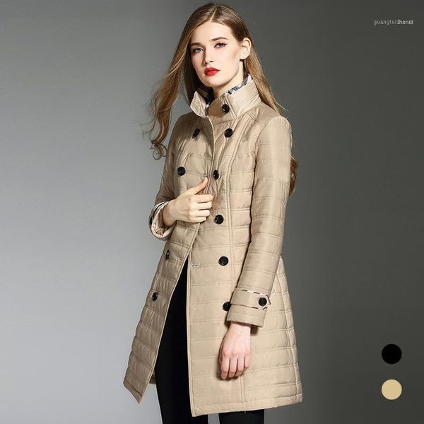 women's down & parkas women autumn and winter high fashion stand collar double breasted thick warm cotton jackets with sashes female co, Black
women's down & parkas women autumn and winter high fashion stand collar double breasted thick warm cotton jackets with sashes female co, Black