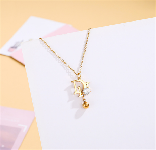 chains 316l stainless steel d zircon round beads dropped rose gold titanium necklace no fade wholesale items collares de mujer, Silver
chains 316l stainless steel d zircon round beads dropped rose gold titanium necklace no fade wholesale items collares de mujer, Silver