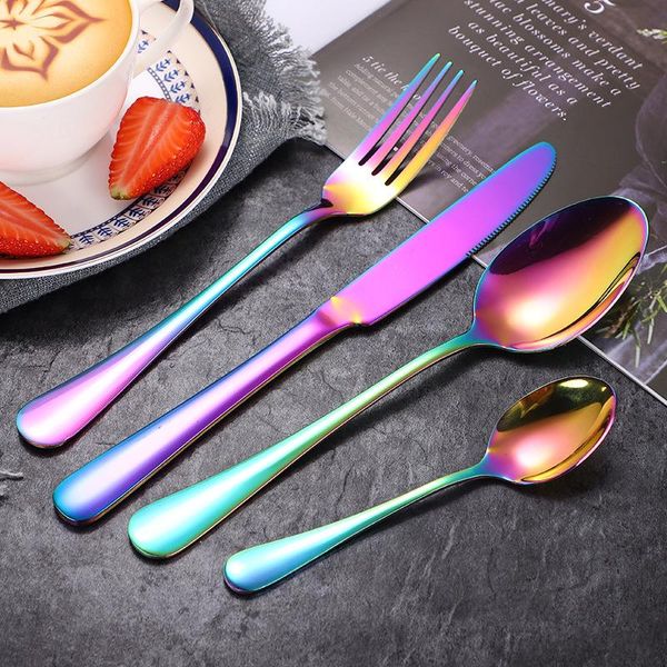 flatware set 24 piece stainless steel gold colorful tableware multicolor dinnerware silverware rainbow color cutlery sets
flatware set 24 piece stainless steel gold colorful tableware multicolor dinnerware silverware rainbow color cutlery sets
