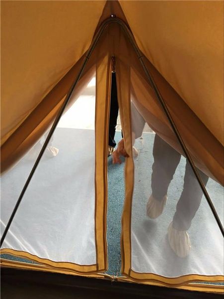grmtamn waterproof windproof light khaki 100% cotton canvas bell tent for family camping and tourist winter tent
grmtamn waterproof windproof light khaki 100% cotton canvas bell tent for family camping and tourist winter tent
