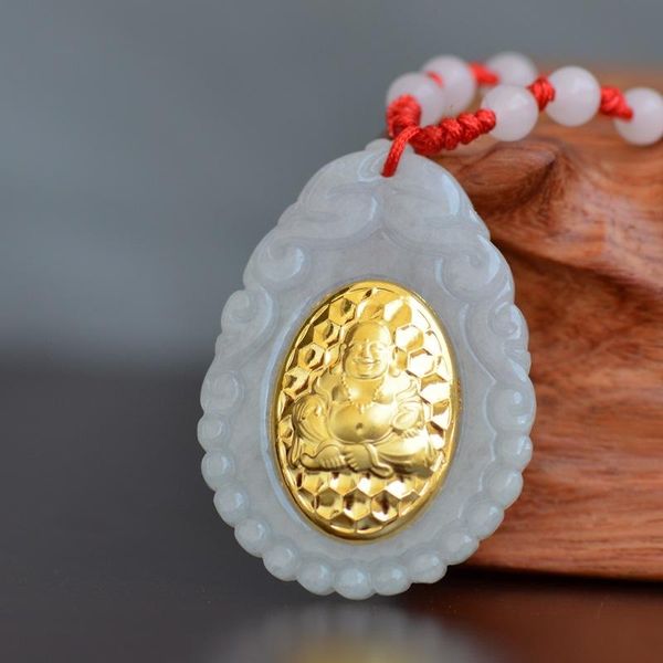 lockets jade pendant chinese for men women buddha gold jewelry good quality gift, Silver
lockets jade pendant chinese for men women buddha gold jewelry good quality gift, Silver