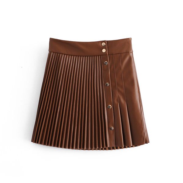 skirts elegant women faux leather fashion lady pleated patchwork sweet female streetwear button high waist mini tmli, Black
skirts elegant women faux leather fashion lady pleated patchwork sweet female streetwear button high waist mini tmli, Black