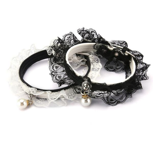 cat collars & leads pu leather adjustable collar bell puppy necklace black white lace pet small medium-size dog
cat collars & leads pu leather adjustable collar bell puppy necklace black white lace pet small medium-size dog