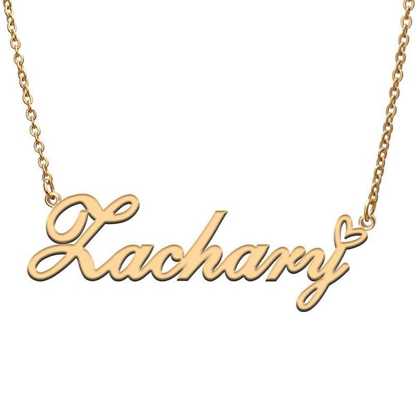 pendant necklaces zachary love heart name necklace personalized gold plated stainless steel collar for women girls friends birthday wedding, Silver
pendant necklaces zachary love heart name necklace personalized gold plated stainless steel collar for women girls friends birthday wedding, Silver