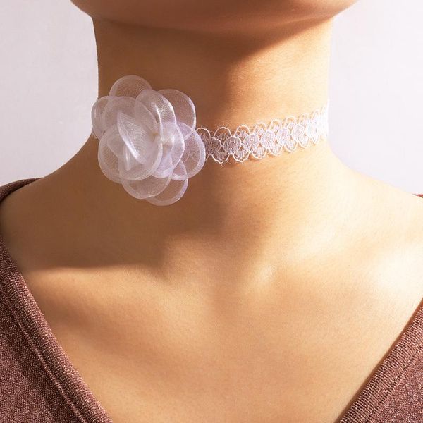 huangtang charming white lace flower short necklace for women statement elegant choker wedding party jewelry collar chokers, Golden;silver
huangtang charming white lace flower short necklace for women statement elegant choker wedding party jewelry collar chokers, Golden;silver