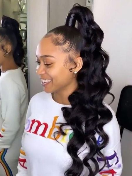 lace wigs human hair for black women pre plucked front body wave closure wig 26 inch, Black;brown
lace wigs human hair for black women pre plucked front body wave closure wig 26 inch, Black;brown