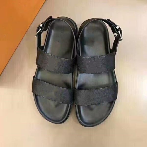 leisure beach sandal for men in europe and america, Black