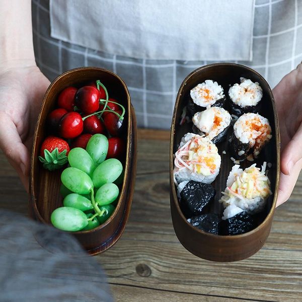 single/double layers wooden retro bento box solid color portable japanese meal delivery sushi boxes picnic case home supply dinnerware sets
single/double layers wooden retro bento box solid color portable japanese meal delivery sushi boxes picnic case home supply dinnerware sets