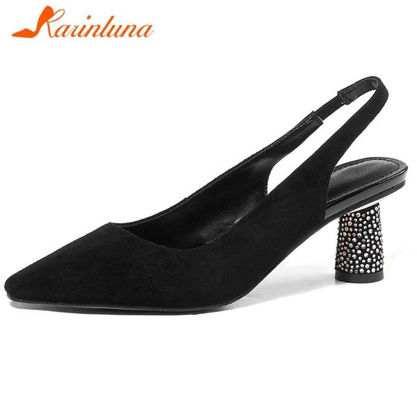 dress shoes karin fashion female pointed toe casual pumps spring summer crystal high heels women genuine leather woman, Black
dress shoes karin fashion female pointed toe casual pumps spring summer crystal high heels women genuine leather woman, Black