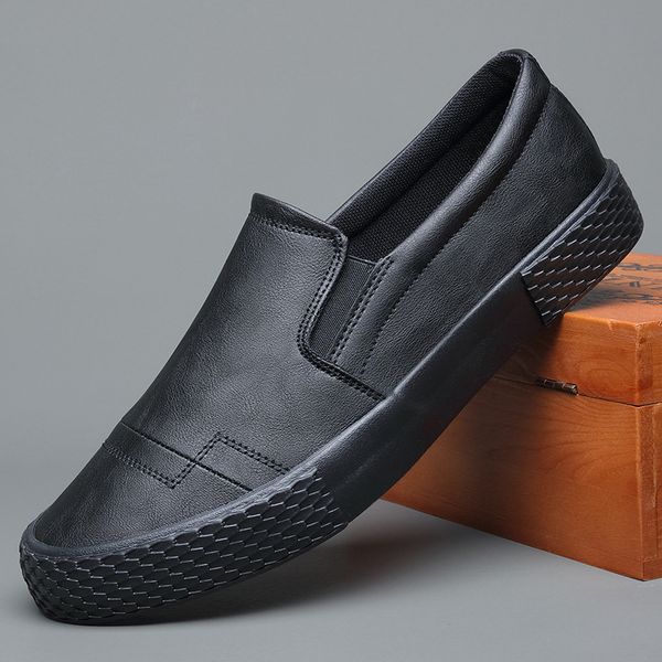 2021 men shoes spring autumn new simple fashion leather casual shoes cool loafers leather flat shoes, Black
2021 men shoes spring autumn new simple fashion leather casual shoes cool loafers leather flat shoes, Black
