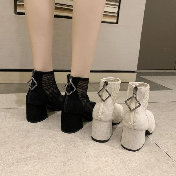 boots summer leather women shoes thick high heels ankle cut-ots 2021 retro party woman, Black
boots summer leather women shoes thick high heels ankle cut-ots 2021 retro party woman, Black