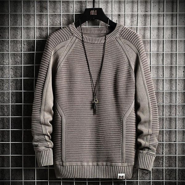 men's sweaters and autumn pullover korean-style knitted spring sweater individualized students round neck casual men, White;black
men's sweaters and autumn pullover korean-style knitted spring sweater individualized students round neck casual men, White;black