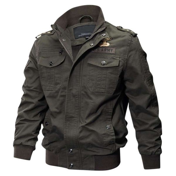 plus size military bomber jacket men spring autumn casual multi-pocket pilot jackets male army cargo flight mens m-6xl 210928, Black;brown
plus size military bomber jacket men spring autumn casual multi-pocket pilot jackets male army cargo flight mens m-6xl 210928, Black;brown