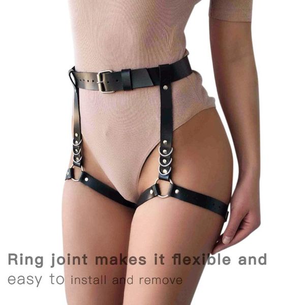 belts fashion women street punk rock handcrafted leather garter belt waist thigh high suspenders straps shorts jeans, Black;brown
belts fashion women street punk rock handcrafted leather garter belt waist thigh high suspenders straps shorts jeans, Black;brown