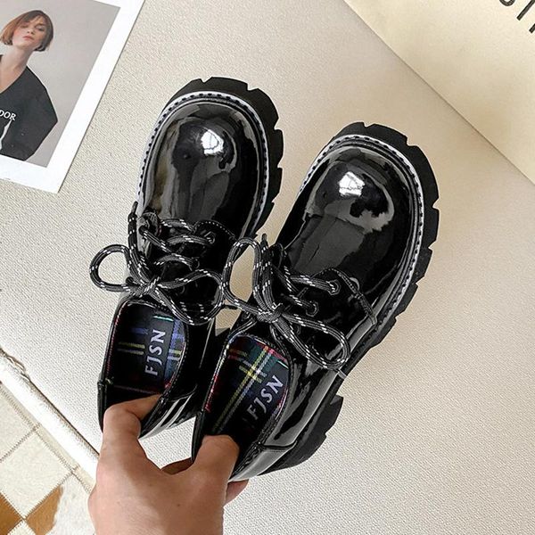 mary jane shoes female spring british small leather jk single thick-soled thick-heeled big-toed large size dress, Black
mary jane shoes female spring british small leather jk single thick-soled thick-heeled big-toed large size dress, Black