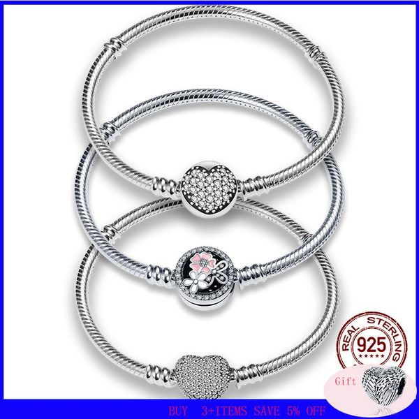 link, chain 100% real 925silver bracelet fit original design beads charms bangle diy jewelry making gift for women, Black
link, chain 100% real 925silver bracelet fit original design beads charms bangle diy jewelry making gift for women, Black