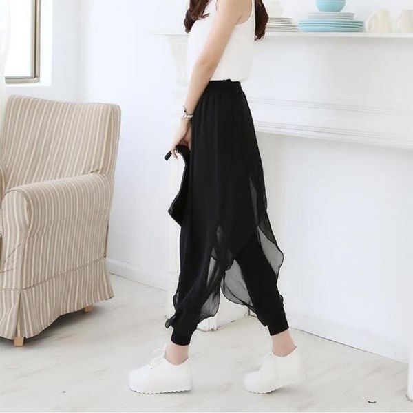 women's pants & capris loose mesh harem chiffon fashion solid style women casual pantalon femme trousers plus size, Black;white
women's pants & capris loose mesh harem chiffon fashion solid style women casual pantalon femme trousers plus size, Black;white