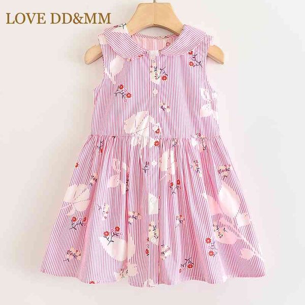 love dd&mm girls dresses summer children's wear girls sweet striped flower print sleeveless vest dress 210715, Red;yellow
love dd&mm girls dresses summer children's wear girls sweet striped flower print sleeveless vest dress 210715, Red;yellow