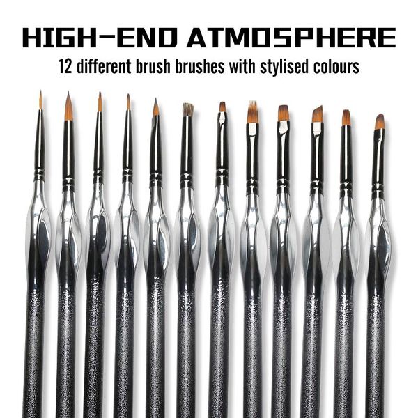nail art kits professional brush set 12pcs gel brush, tips builder painting pen for home and salon use
nail art kits professional brush set 12pcs gel brush, tips builder painting pen for home and salon use