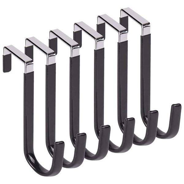 hooks & rails over door for hanging clothes, 6 packs hanger soft rubber surface prevent scratches, hook bathroom
hooks & rails over door for hanging clothes, 6 packs hanger soft rubber surface prevent scratches, hook bathroom