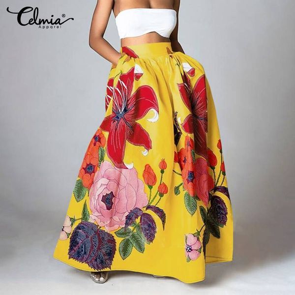 skirt celmia women bohemian floral printed 2021 vintage high waist a-line female fashion casual loose holiday maxi skirt 7, Black
skirt celmia women bohemian floral printed 2021 vintage high waist a-line female fashion casual loose holiday maxi skirt 7, Black