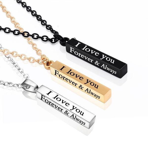 stainless steel pendant necklace creative wishing column diy couple necklace valentine's day gift supplies zza11724, Silver
stainless steel pendant necklace creative wishing column diy couple necklace valentine's day gift supplies zza11724, Silver