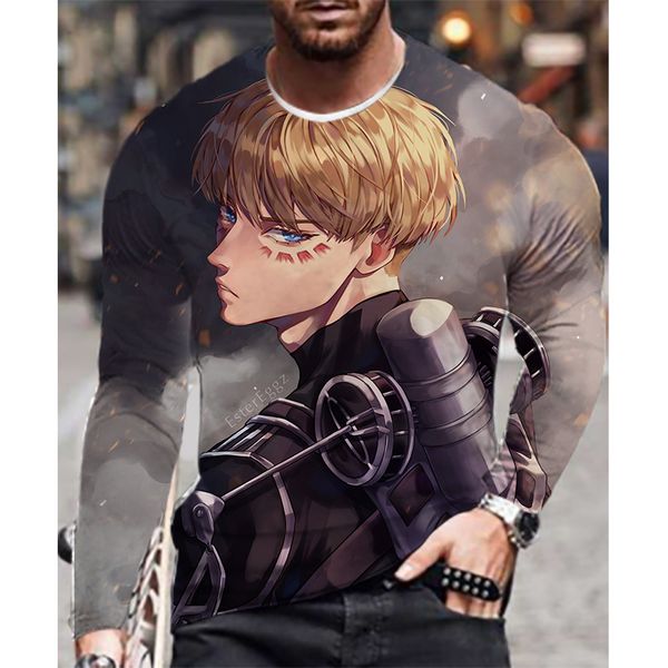attack on titan blood printing men is a 3d printed t-shirt visual impact party streetwear round neck high-quality long-sleeved designer xl p, White;black
attack on titan blood printing men is a 3d printed t-shirt visual impact party streetwear round neck high-quality long-sleeved designer xl p, White;black