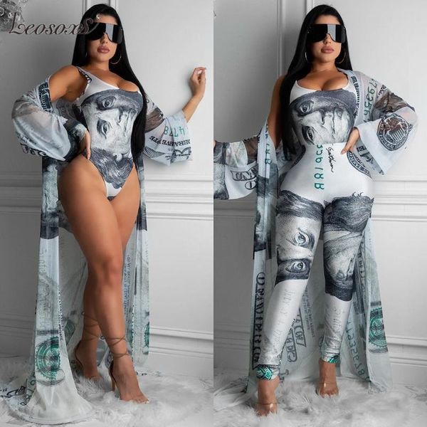 summer women 3 pieces sets tracksuits bodysuits+pants+coat pcs leggings dollar print suit fitness outfit women's two piece pants, White
summer women 3 pieces sets tracksuits bodysuits+pants+coat pcs leggings dollar print suit fitness outfit women's two piece pants, White