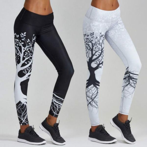 fashion women pants tree printing high waist fitness workout long skinny slim trousers women's & capris, Black;white
fashion women pants tree printing high waist fitness workout long skinny slim trousers women's & capris, Black;white