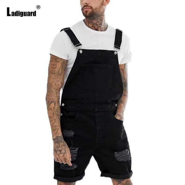 men's jeans ladiguard plus size fashion denim shorts casual suspender playsuits jean 2021 summer frayed men overalls, Blue
men's jeans ladiguard plus size fashion denim shorts casual suspender playsuits jean 2021 summer frayed men overalls, Blue