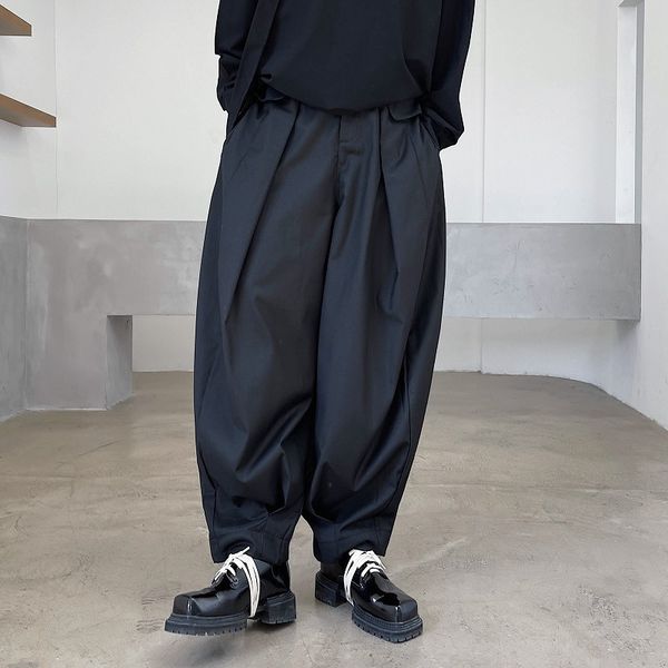 pants fashionable the wide design casual men's leg hanging crotch minority black versatile
pants fashionable the wide design casual men's leg hanging crotch minority black versatile