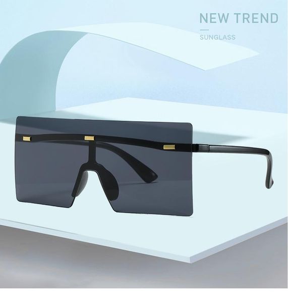 sunglasses est style modern oversize square plastic eyeglasses uv400 glasses, White;black
sunglasses est style modern oversize square plastic eyeglasses uv400 glasses, White;black