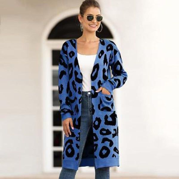 women's jackets veste femme loose sweater coats autumn winter overcoat leopard cardigan casual knitwear jacket women knit long coat, Black;brown
women's jackets veste femme loose sweater coats autumn winter overcoat leopard cardigan casual knitwear jacket women knit long coat, Black;brown