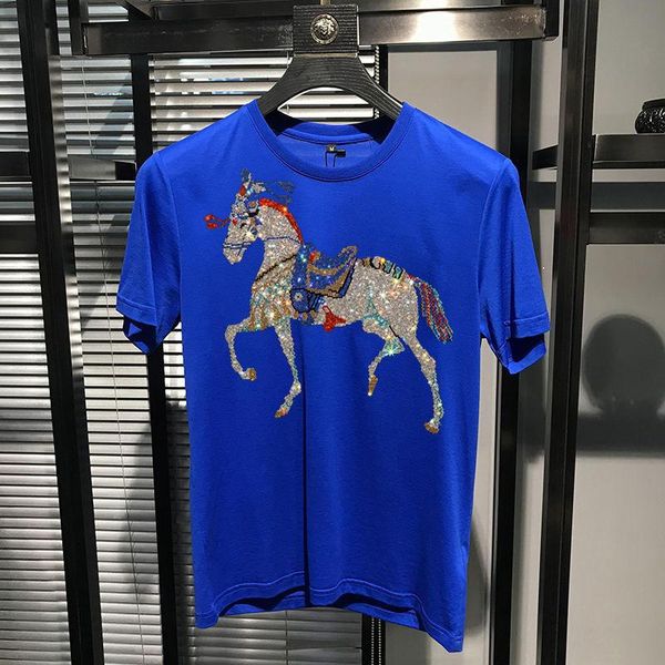 men's t-shirts 2021 t-shirt diamond cartoon short sleeve brand shiny design, White;black
men's t-shirts 2021 t-shirt diamond cartoon short sleeve brand shiny design, White;black