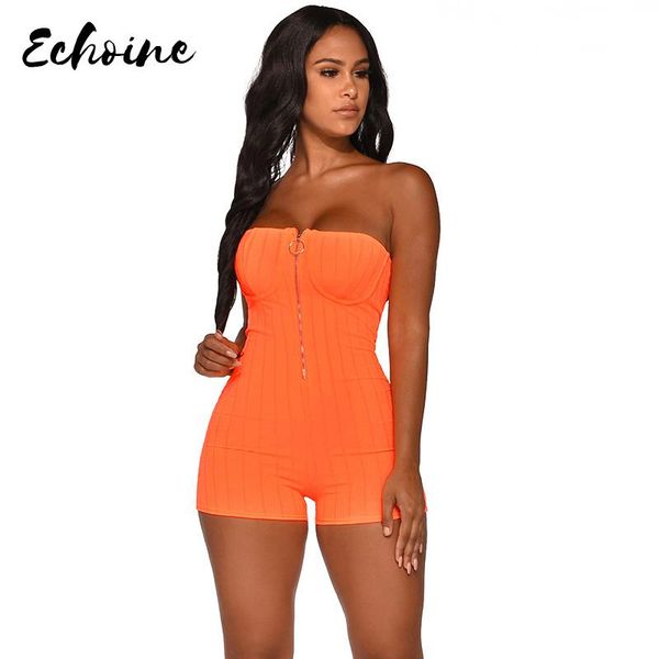 echoine strapless off shoulder front zipper up sheath short jumpsuit women summer orange/green high waist bodycon overalls, Black;white
echoine strapless off shoulder front zipper up sheath short jumpsuit women summer orange/green high waist bodycon overalls, Black;white