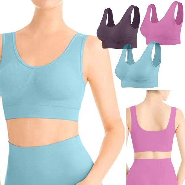 yoga outfit 3pcs bras women seamless comfortable gathered bra female lingerie push up bralette sports soft vest brassiere
yoga outfit 3pcs bras women seamless comfortable gathered bra female lingerie push up bralette sports soft vest brassiere