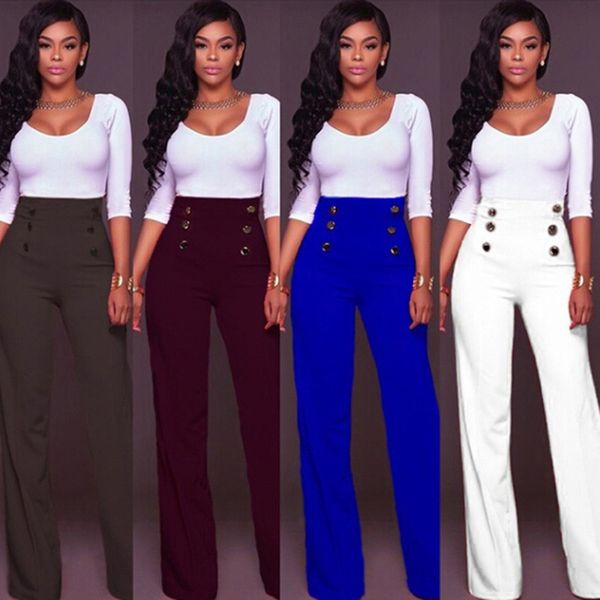 summer autumn solid elegant female lady women's palazzo flared wide killer legs pants high waist ol ladies career long trousers 210319, Black;white
summer autumn solid elegant female lady women's palazzo flared wide killer legs pants high waist ol ladies career long trousers 210319, Black;white