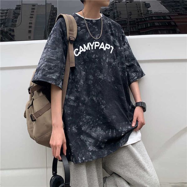 yemi fashion tie dyed short sleeve t-shirt men's casual half sleeve t-shirt, White
yemi fashion tie dyed short sleeve t-shirt men's casual half sleeve t-shirt, White