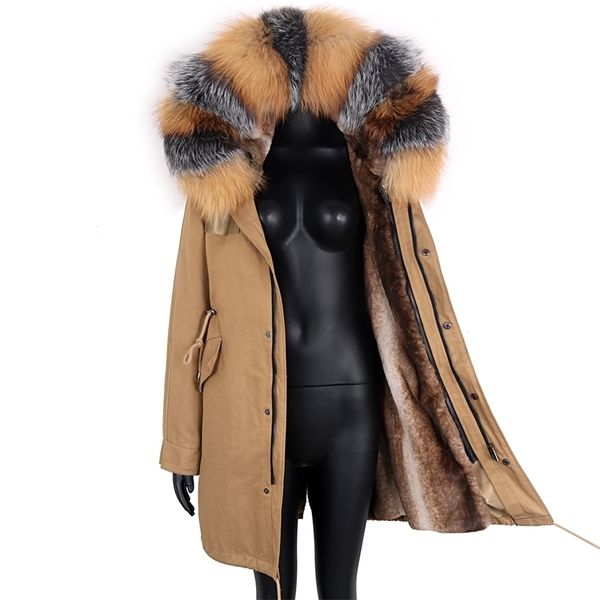 winter parka women real fur coat long detachable waterproof parka natural raccoon fur collar imitation mink fur liner 211129, Black
winter parka women real fur coat long detachable waterproof parka natural raccoon fur collar imitation mink fur liner 211129, Black