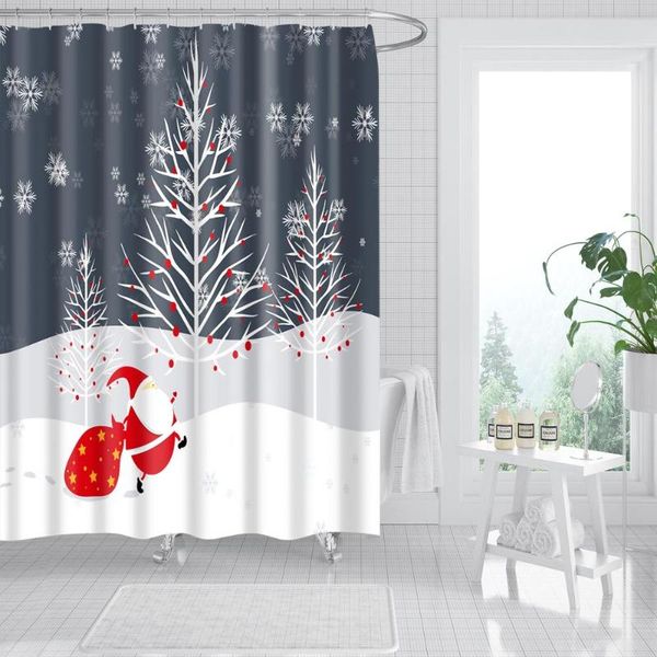 cartoon shower curtain cute santa snowflake bath accessories with 12 hooks waterproof polyester fabric bathroom xmas decoration curtains
cartoon shower curtain cute santa snowflake bath accessories with 12 hooks waterproof polyester fabric bathroom xmas decoration curtains