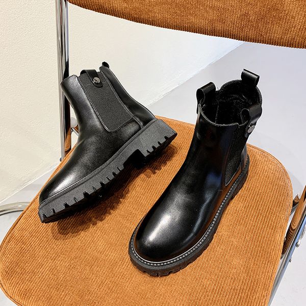 valley rhyme leather martin women's autumn and winter 2021 thick bottom plush fashion british style single chimney boots, Black
valley rhyme leather martin women's autumn and winter 2021 thick bottom plush fashion british style single chimney boots, Black