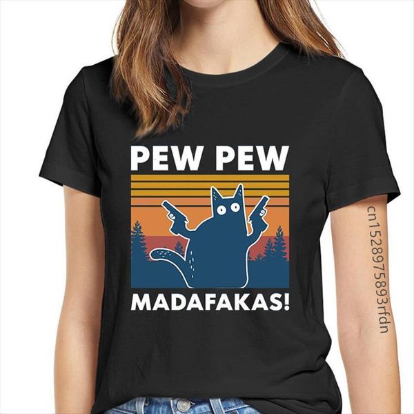 cat pew madafakas funny gangster women t shirt with gun meme retro humor tee female 90s clothes,drop ship, White
cat pew madafakas funny gangster women t shirt with gun meme retro humor tee female 90s clothes,drop ship, White