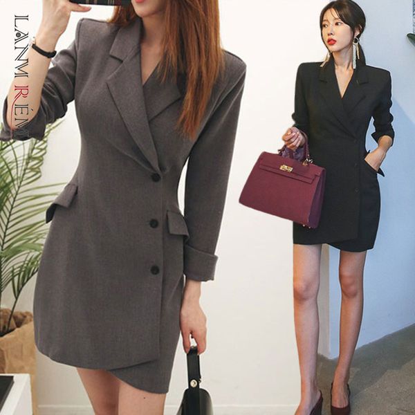 spring suit coat dress medium length single breasted slim irregular female elegant black gray coats 2a9127 210507, White;black
spring suit coat dress medium length single breasted slim irregular female elegant black gray coats 2a9127 210507, White;black