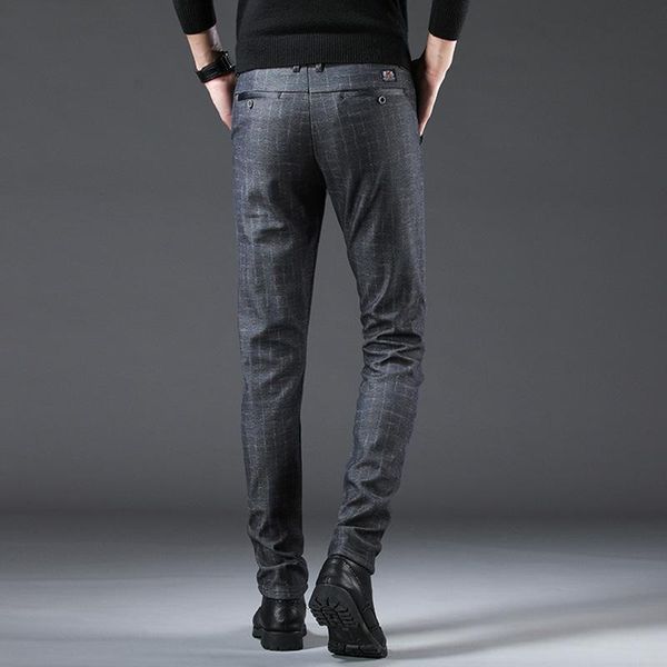 men's pants 2021 straight loose casual trousers large size cotton fashion business suit plaid khaki grey, Black
men's pants 2021 straight loose casual trousers large size cotton fashion business suit plaid khaki grey, Black